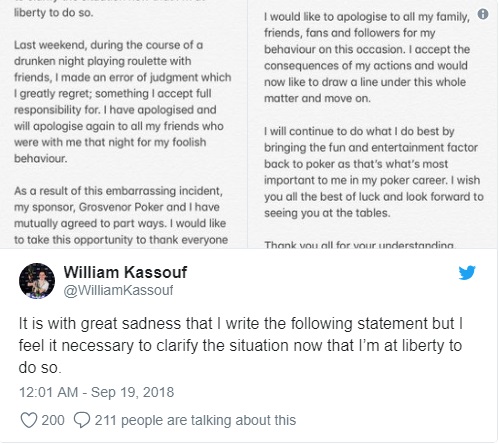 Kassouf Statement Kassouf Statement