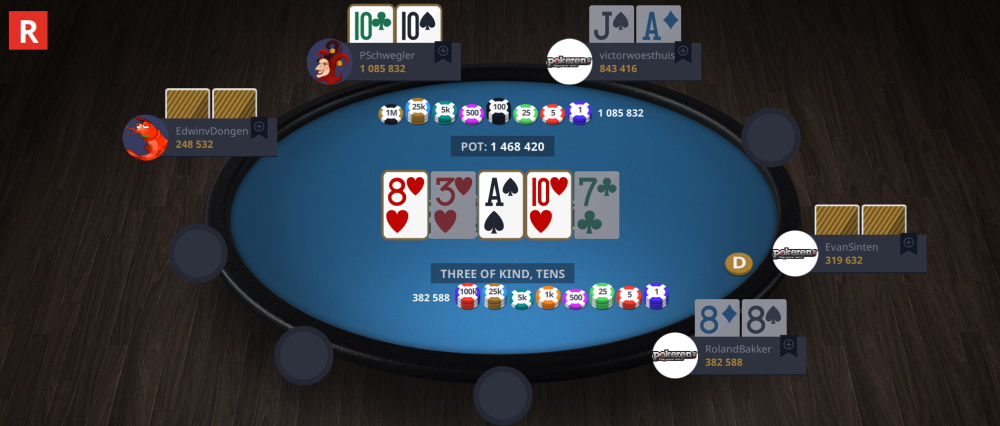 finaletafel hand 881010AJ finaletafel hand 881010AJ