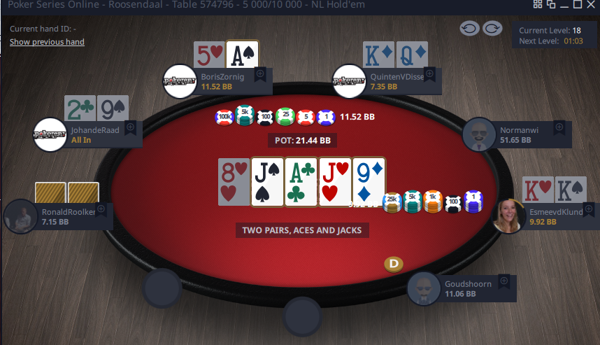 multiway allin na de bubble