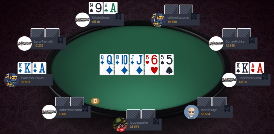 royal flush evaldas
